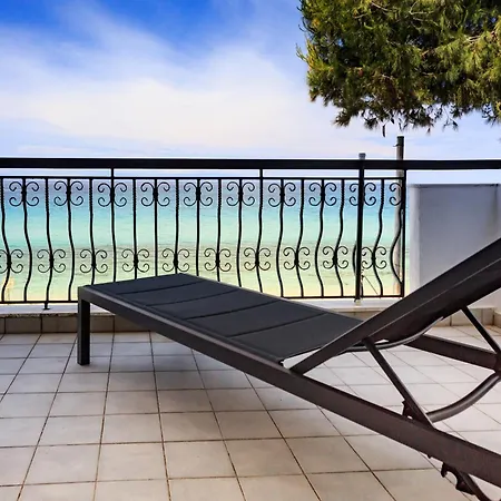 Siviri Sunset Amazing Sea View- With Fireplace -Starlink Wifi Buitenkant foto