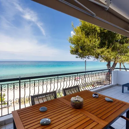 Siviri Sunset Amazing Sea View- With Fireplace -Starlink Wifi Buitenkant foto