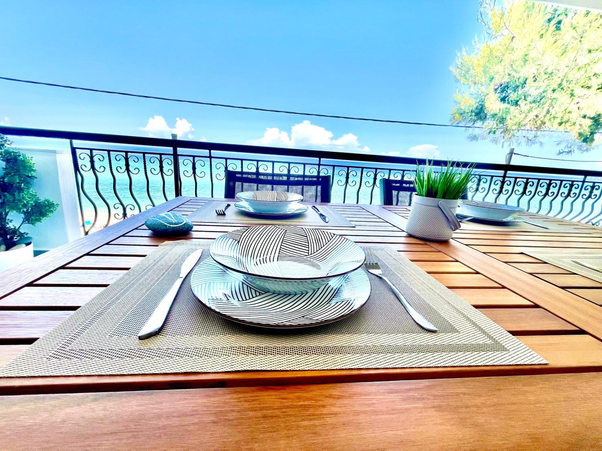 Sunset Amazing Sea View- With Fireplace -starlink Wifi Siviri